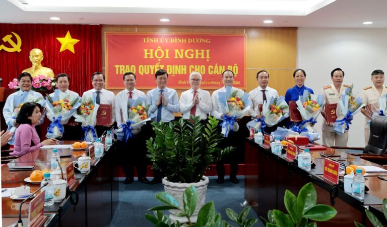 Bình Dương điều động, bổ nhiệm loạt cán bộ ở nhiều vị trí