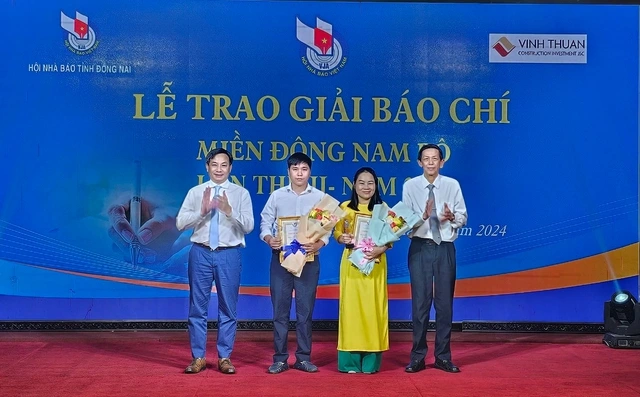 Báo Đồng Nai đoạt giải nhất Giải báo chí miền Đông Nam bộ